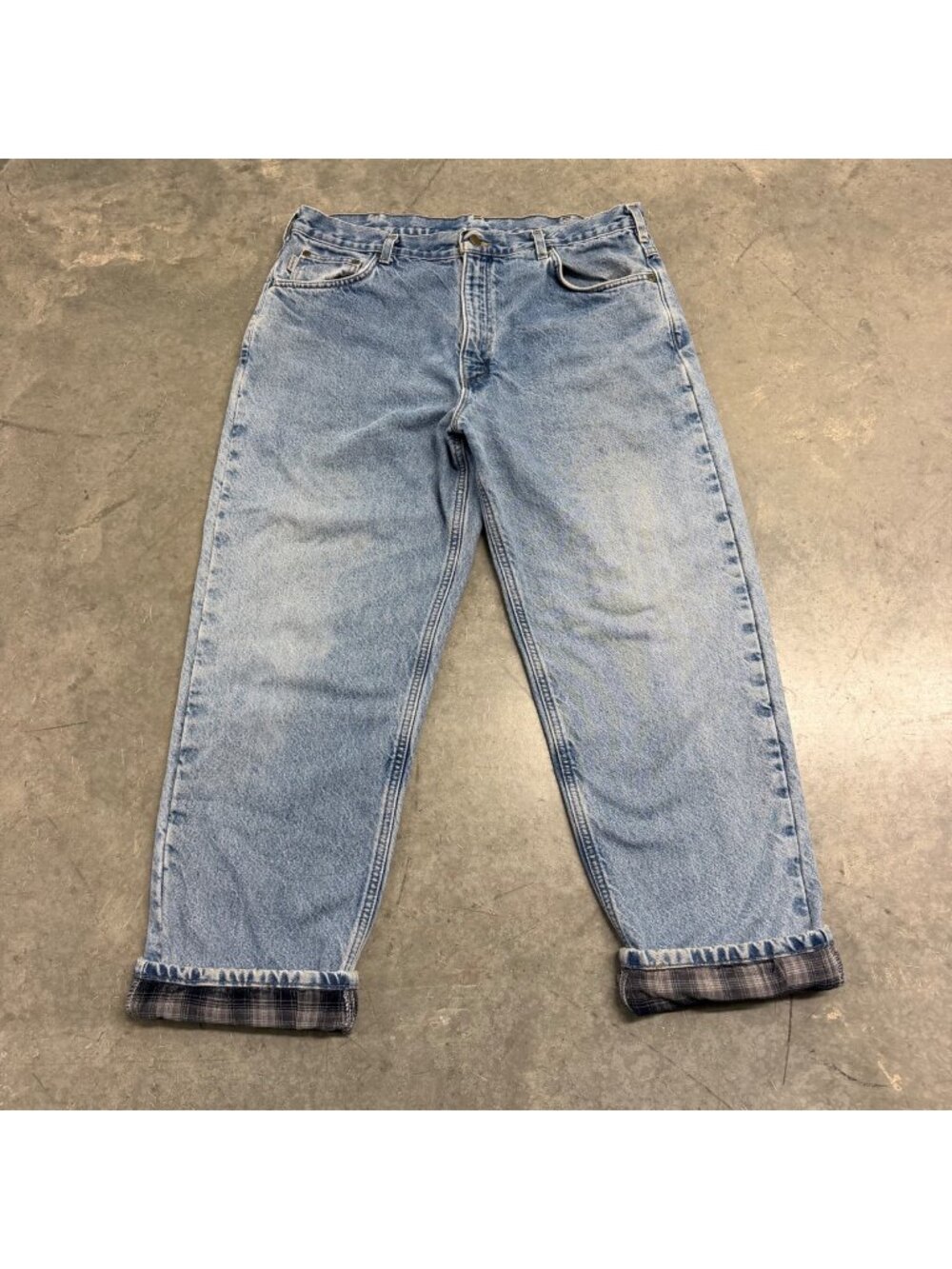 Carhartt Flannel Lined B172 DST Jeans
